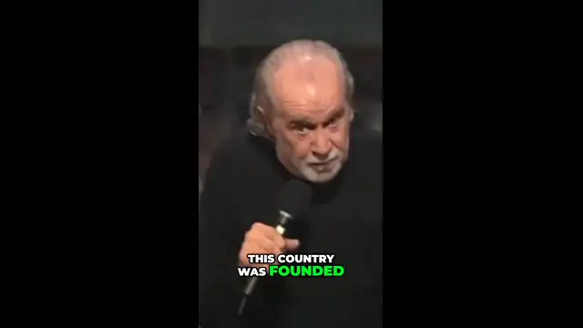 George Carlins Bold Commentary on Americas Founding Hypocrisy and Inequality