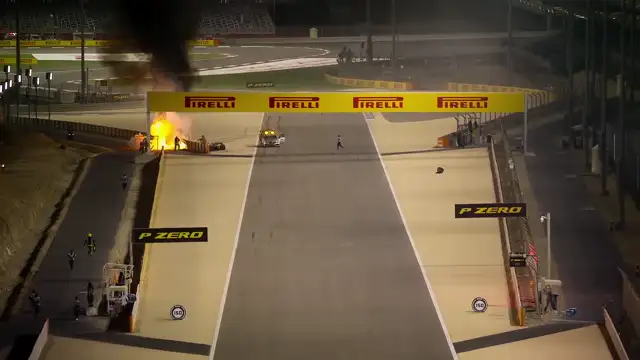 Grosjeans Insane Fireball Crash Formula 1 Drive To Survive S3 Ne